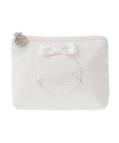 Maison de Fleur Satin Ribbon Tissue Case, Light Pink, Size F, PouchDrawstring Bag, 08000792100