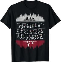Netflix Stranger Things Alphabet Lights T-Shirt 2XL