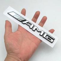 Automobilio lipdukas Naujas 3D ABS logotipas AMG emblema raidės Automobilio bagažinės ženklelis Mercedes Benz A B C E S GLA GLB GLC GLE GLS Vito G klasės AMG