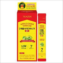 TEAZEN Apple Cider Vinegar (ACV) Gummies (14p, 280g) 14pcs x 1 BOX