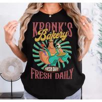 Retro Kronks Bakery Spinach Puffs Tshirt Villains The Emperors New Groove Shirt Gift Tee Family Matching Shirt S
