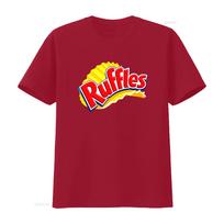 Ruffles bulvių traškučiai Frito Lay marškinėliai Retro stiliaus Patogūs medvilniniai Puikiai tinka užkandžių mėgėjams vintage Skalbti Stilingi S
