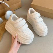 Premium board shoes Angola red casual sports shoes women's spring and autumn 2025 new height-increasing super thick-soled white shoes 35 balta