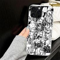 JoJo Kira Yoshikage Killer Queen Case for iPhone 13 12 Mini 11 Pro Max Soft Phone Cover X XS XR 7 SE 8 Plus 6 6S 5 5S Silicone B iPhone 6S Plus