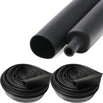 1/10M Waterproof Heat Shrink Tubing 4:1 Heat Shrink Tube Wiring Accessories Black Insulation Cable Sleeve Heat Shrink Tubing Kit 4mm&1roll(1 M) juoda