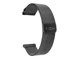 Laikrodžio apyrankė FIXED Mesh Strap Fixed 20mm Quick Release Juoda