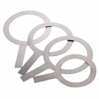 4Pcs 50/90/95/98 Calibre Baking Cup Gaskets Rust-proof Anti Scald Stainless Steel Gaskets Heat Resistant Safe