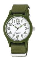 10 ATM Water Analog Solar Nylon White Khaki [Citizen Q&Q] Watch, Q&Q, Resistant, Watch, Strap, Dial, H062-004, Men's,