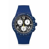 Wristwatch NOTHING BASIC ABOUT BLUE New Chrono Plastic SUSN418 [Swatch]