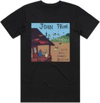 John Prine Tribute Cotton Tee - Lost Dog Mix Blessing Graphic Shirt - 180GSM Unisex Easter Gift (S-XXXL, Black) S įvairiaspalvis