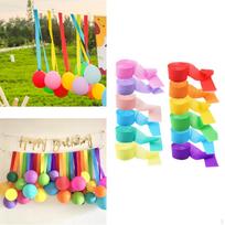 12 Rolls Crepe Paper Streamers DIY Decor Supplies for Shower Birthday