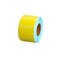 Surada 100x80mmx500 Colored Thermal Label Paper, Yellow Thermal Paper, Colored Thermal Printing Paper, Self-Adhesive Label Roll, Label geltona
