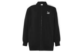 PUMA Classics Bomber Jackets Women's Black Baseball Collar Thickened Other 530275-01 XS