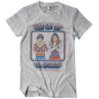 T-Shirt Pour Homme Officiellement Licencié Steven Rhodes Juste Dire Non Au Sport XXXL