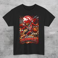 Atlanta Hawks Art Style LOGO Unisex T Shirt XXL