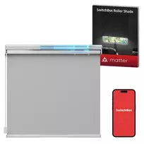 Išmanusis roletas SwitchBot Roller Shade, Pilkas, M dydžio