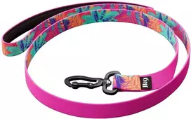Julius-K9 MoreColor Vibe Tape pavadėlis 120cm – Neopreninė rankena, spalvingas palmės dizainas
