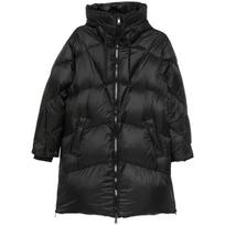 Pūkinė striukė moterims, Juoda, Jackets