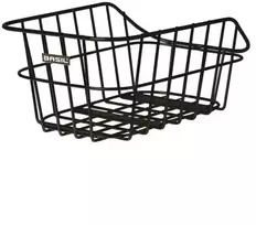 Luggage rack basket BASIL Cento Alu, matte juodas