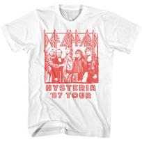 Def Leppard Hysteria 87 Tour Men's T Shirt Rock Music Band Merch M