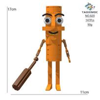 Yigebebe 2025 Tungtungtung Italian Brainrot Al Tralalero Tralala MOC Building Blocks Funny Toys for Children Kids Gifts