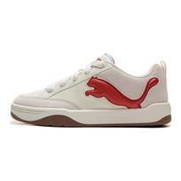 PUMA Park Lifestyle Unisex Low Top Skate Shoes New Year Edition Thin Sole White Red 395022-09 35.5