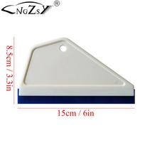 Auto Rubber Squeegee Side Wiper Vinyl Wrap Clean Scraper Blade for Window Tints Tool Sticker Glue Remover Car Accessories B17 mėlyna