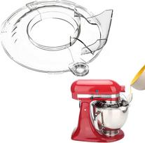 Pouring Shield for KitchenAid Tilt Head 4.5-5 QT Bowls Kitchen Accessories Attachments Mixer Bowl Cover Enclosed M&Round Mold balta