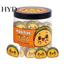 Christmas Stocking Stuffer Positive Taco Jar 60 Emotional Support Affirmation Cards Teacher Appreciation Present Stuffers Birthday Gift for Women Men A
