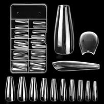 Accessories Press On Fake Nail Extension Full Cover Nail Tips False Nails Long Artificial Nails Clear Ballet
