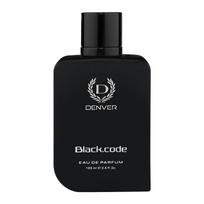DENVER Black Code Perfume For Men - 100 ML | Fougere Aromatic, Woody | Long Lasting Fragrance | Eau De Parfum 100ML
