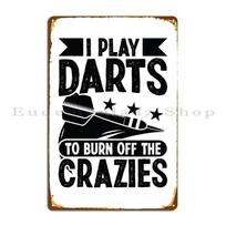 Darts Player Metal Sign Wall Cave Wall Pub Garage Classic Customize Tin Sign Poster 20x30cm（7.8x11.8inch）