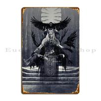 The Norse Goddess Hel Metal Sign Poster Living Room Create Kitchen Printed Tin Sign Poster 20x30cm（7.8x11.8inch）