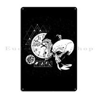 Alien Monkey Metal Plaque Poster Retro Wall Plaque Club Bar Printed Rusty Tin Sign Poster 20x30cm（7.8x11.8inch）