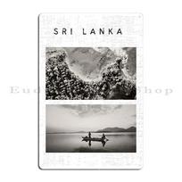 Sri Lanka honeymoon retro hikkaduwa travel poster Metal Wall Cave Pub Personalized Party Club Kitchen Tin Sign Poster 20x30cm（7.8x11.8inch）