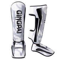 Kickboxing Boxing Shin Guard Pads Muay Thai Martial Arts Sanda Wushu Leg Protector Taekwondo Ankle Guards Muay Thai Leggings S 110-130CM