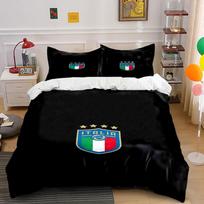 Italy national football emblem. Bedding sets Duvet cover sets Duvet covers Pillowcases(1*Duvet Cover 2*Pillowcases without duvet insert) 135x200cm
