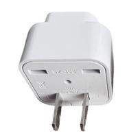 JAV adapteris JAV kištukų keitiklis Maitinimo įkrovimo elektros lizdas Sieniniai kištukai JAV kelioninis adapteris JK ES į JAV kištukų keitiklis 1 white