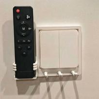 3D Printed Light Switch Panel Hook Holder Waterproof Switch Decorative Hook  Hotel Guest Room balta