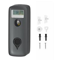 Liquid Air Freshener Dispenser Wall Mounted Automatic Fragrance Perfume Spray Room Toilet Odor Eliminator LCD Programmable 300ML tamsiai pilka spalva