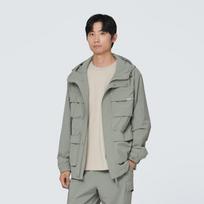 [Snowpeak] Route Utility Windbreaker Khaki Gray (S24FMRWB66) 95