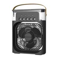 3-In-1 Mini Air Cooler LED Night Light Humidifier Portable Cooling Device Home Office  Refreshing Household Compact Appliance