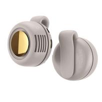 New Clip On Portable Silent Fan USB Rechargeable 3-Speed Adjustable Waist Clip Fan Lightweight Electric Fan for Outdoor&Office smėlis