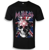Def Leppard Union Jack Skull Mens T-Shirt Tee Top XXL