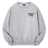 Groove Step Chloe Mini Oversized Sweatshirt M0246 (A Type) White Melange/M