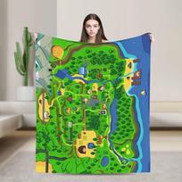 Stardew Valley Animals Chicken Super Warm Blankets Travel Plush Bedding Throws Novelty Couch Flannel Bedspread Sofa Bed Cover Size: 75*100cm, Weight: 230 GSM