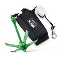 SucceBuy Kayak Anchor Kit 3.5 lb Paddle Board Anchor Kit with 26.2 ft Rope and Buoy Folding Small Boat Anchor with Storage Bag 3.5pound