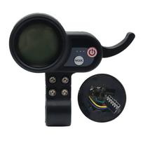 NEW HOT In Stock-1 PCS 36V-60V LCD Display Dashboard E Scooter E Bike Meter Black Plastic Electric Scooter Accelerator Accessori
