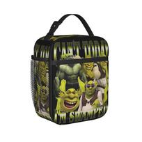Art Shreks Cartoon Thermal Insulated Lunch Bag for Office  Portable Food Container Bags Thermal Cooler Food Box One Size