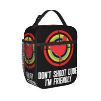 Don't Shoot I Friendly Arc Raiders Thermal Insulated Lunch Bags for Work  Reusable Food Bag Container Cooler Thermal Lunch Boxes One Size